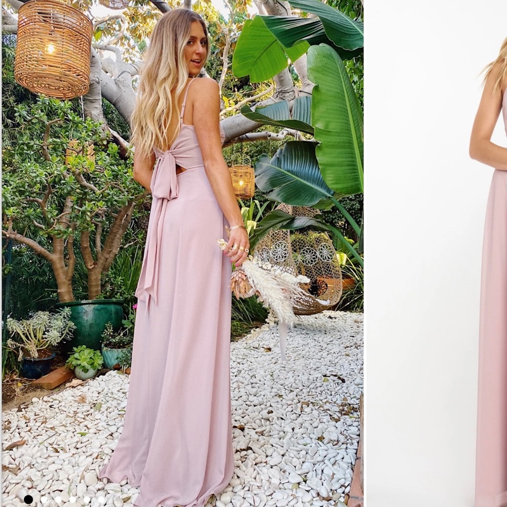 Show Me Your MuMu Lauren Tie Maxi Dress